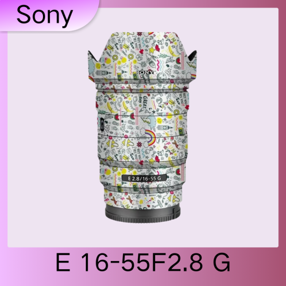 Lentes Sony  E16-55F2.8 G  - Pele câmera, adesivo câmera - com alta resistência a arranhões, à prova d'água e com design elegante.